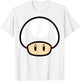 Super Mario Mushroom Large Face T-Shirt - T-Shirt | White