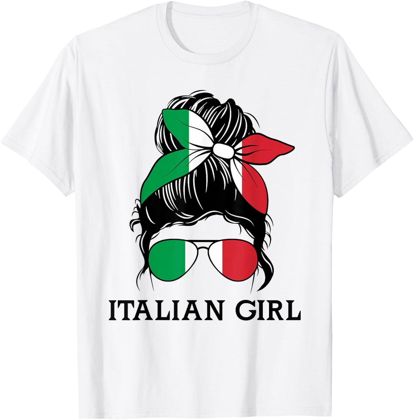 Italia Graphic Design for Girls Kid Italian Toodler T-Shirt - T-Shirt | White