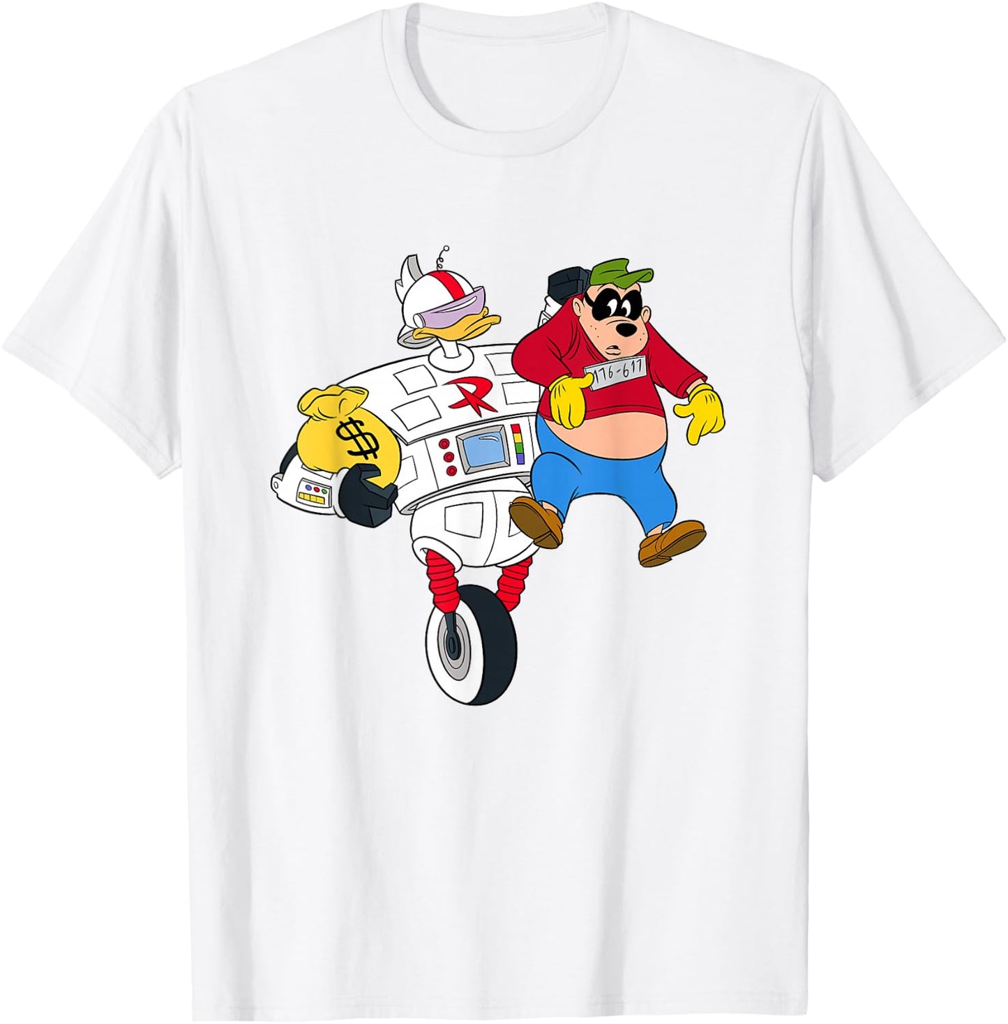 Disney Gizmoduck and Beagle Boy DuckTales Light T-Shirt - T-Shirt | White