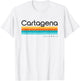 Vintage Cartagena Colombia Retro Design T-Shirt - T-Shirt | White