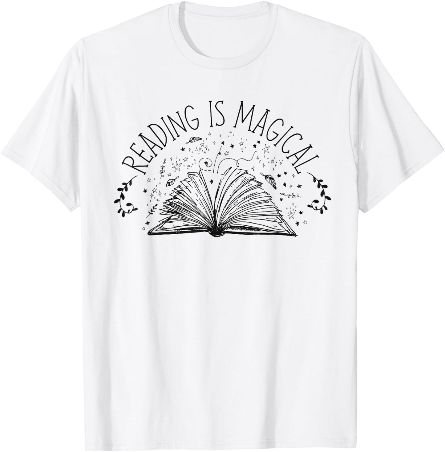 Book Reading Reading Is Magical T-Shirt - T-Shirt | White
