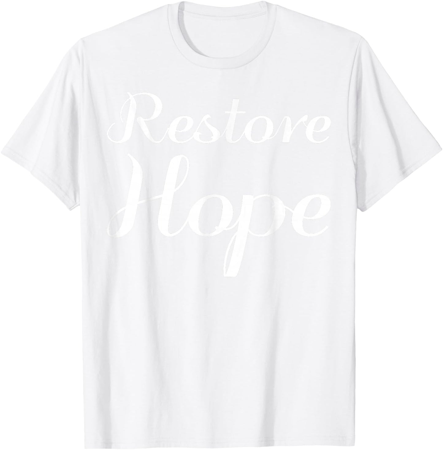 Restore Hope - Energy Healing T-Shirt - T-Shirt | White