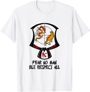 Kenpo Karate Patch Black Belt Saying Belt Ranking T-Shirt - T-Shirt | White