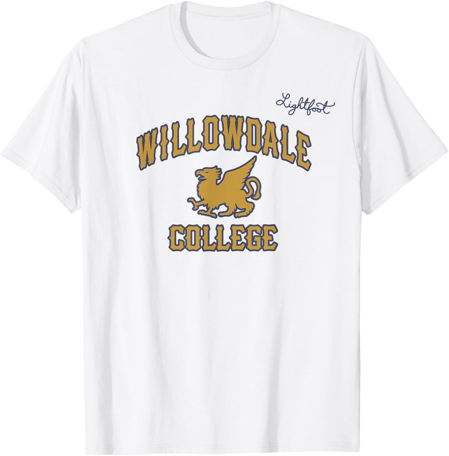 Disney Pixar Onward Willowdale College Lightfoot T-Shirt - T-Shirt | White