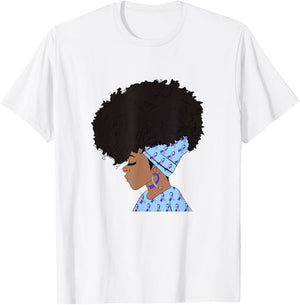 Black Women Diabetes Awareness African American T-Shirt - T-Shirt | White