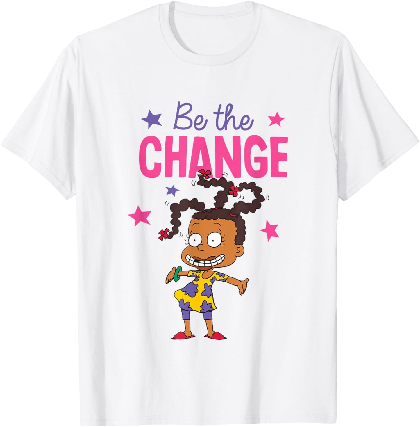 Rugrats Be The Change Susie Carmichael Portrait T-Shirt - T-Shirt | White