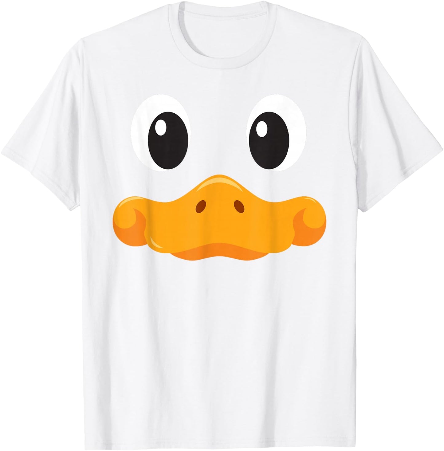 Duck Face T Shirt Halloween Costume Birthday Idea Cute Funny T-Shirt - T-Shirt | White