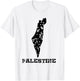 Palestine map Palestinian country T-Shirt - T-Shirt | White