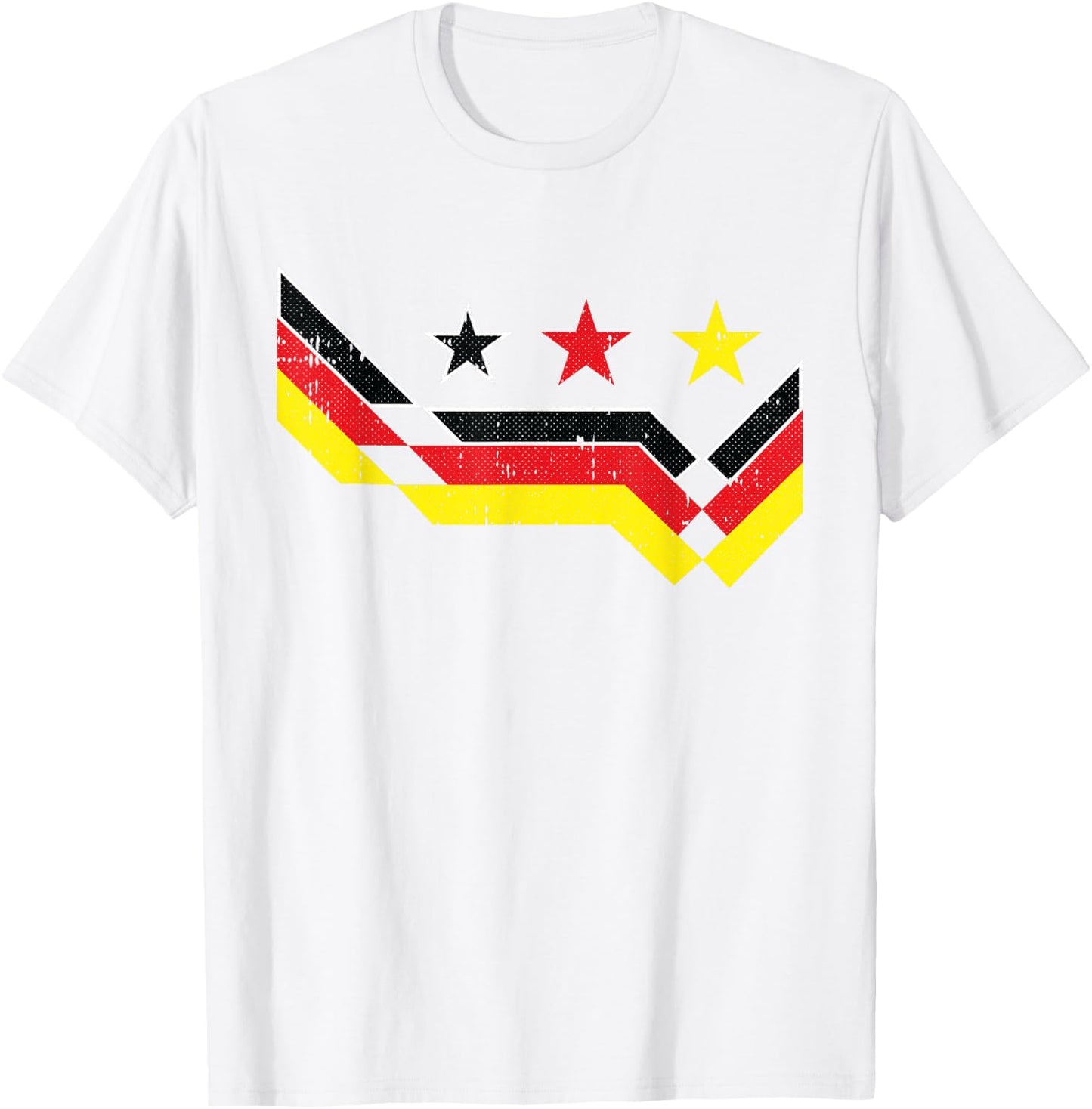 German Soccer Deutschland Germany Retro Sports Lover Fan T-Shirt - T-Shirt | White