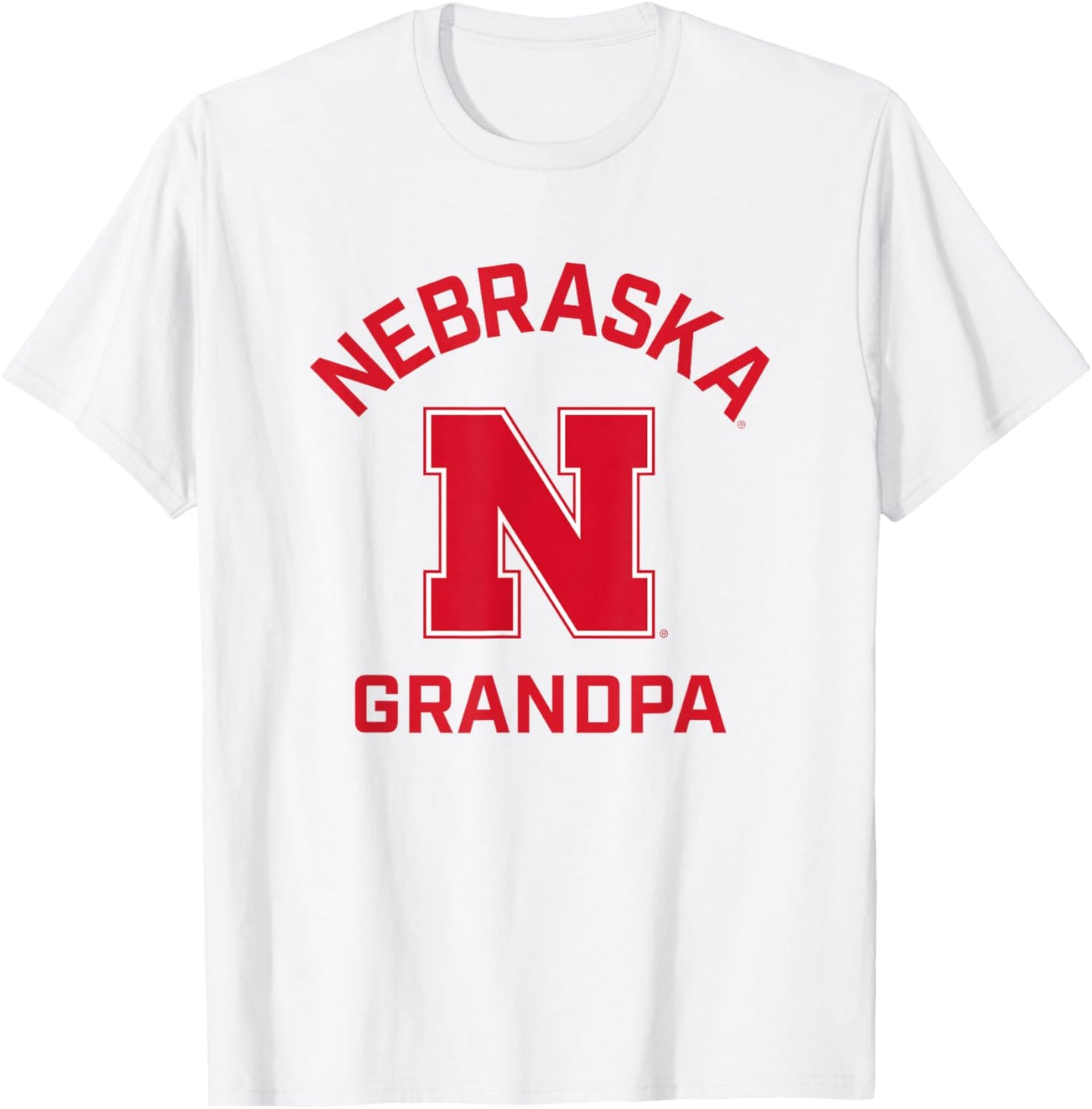 University of Nebraska Cornhuskers Arched Grandpa T-Shirt - T-Shirt | White