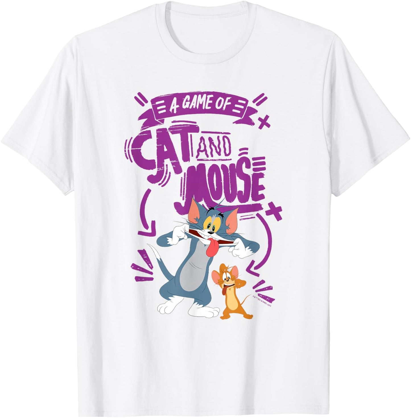 Tom & Jerry Movie Cat and Mouse T-Shirt - T-Shirt | White
