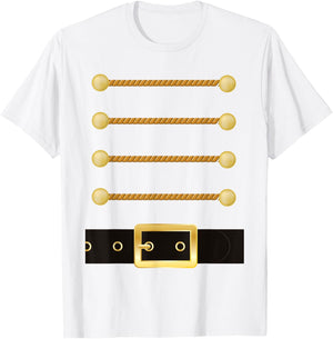 Nutcracker Character Soldier Costume Uniform Funny Christmas T-Shirt - T-Shirt | White