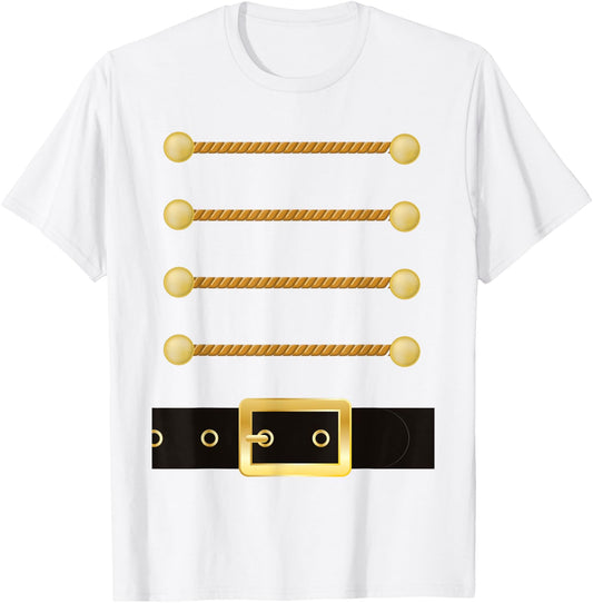 Nutcracker Character Soldier Costume Uniform Funny Christmas T-Shirt - T-Shirt | White