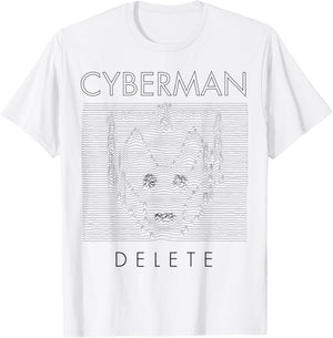 Spacetime-Tour Cybermen Intergalactic Time-Travel T-Shirt - T-Shirt | White