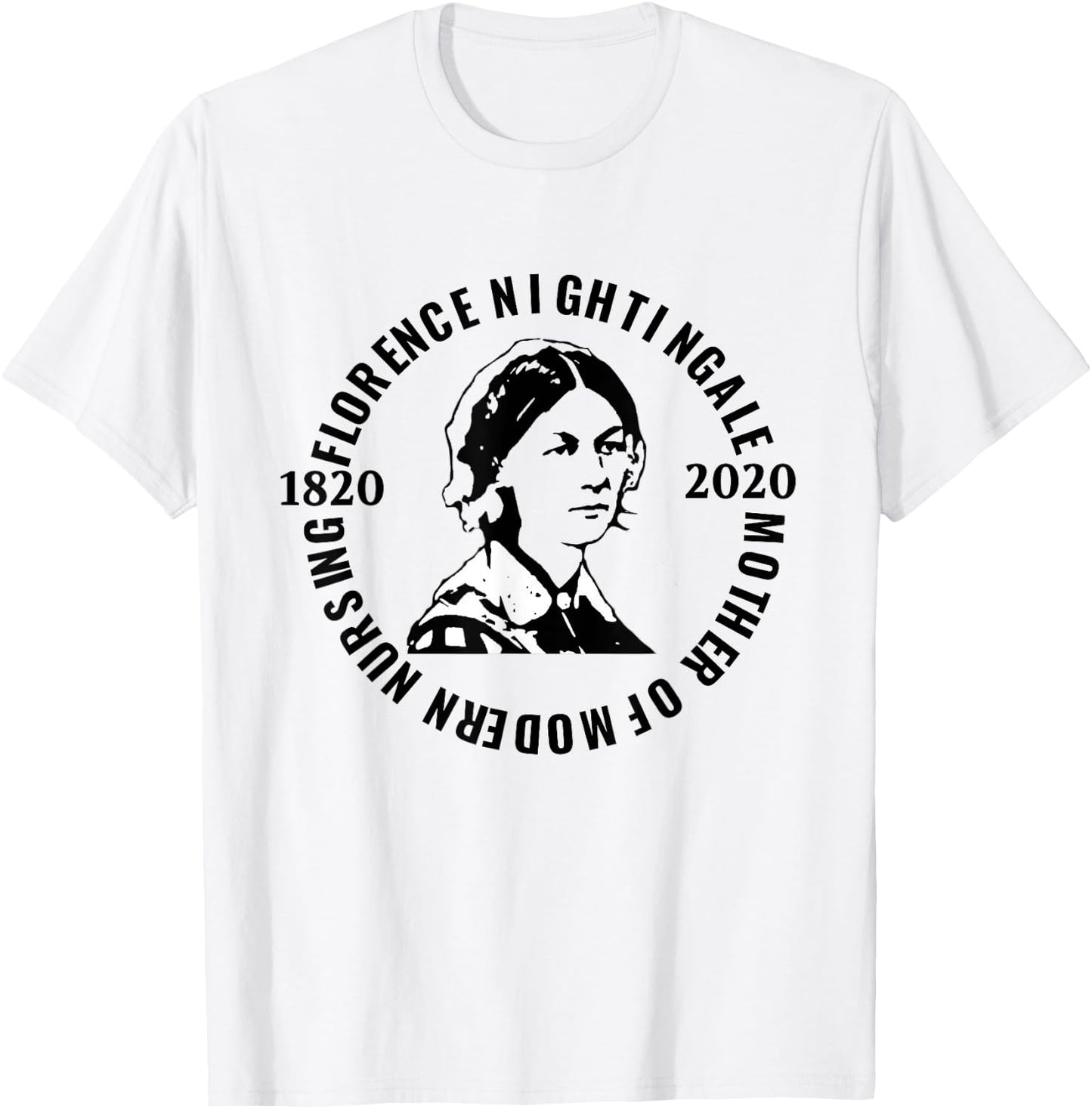 200th Anniversary of Florence Nightingale T-Shirt - T-Shirt | White