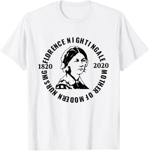 200th Anniversary of Florence Nightingale T-Shirt - T-Shirt | White