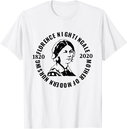 200th Anniversary of Florence Nightingale T-Shirt - T-Shirt | White