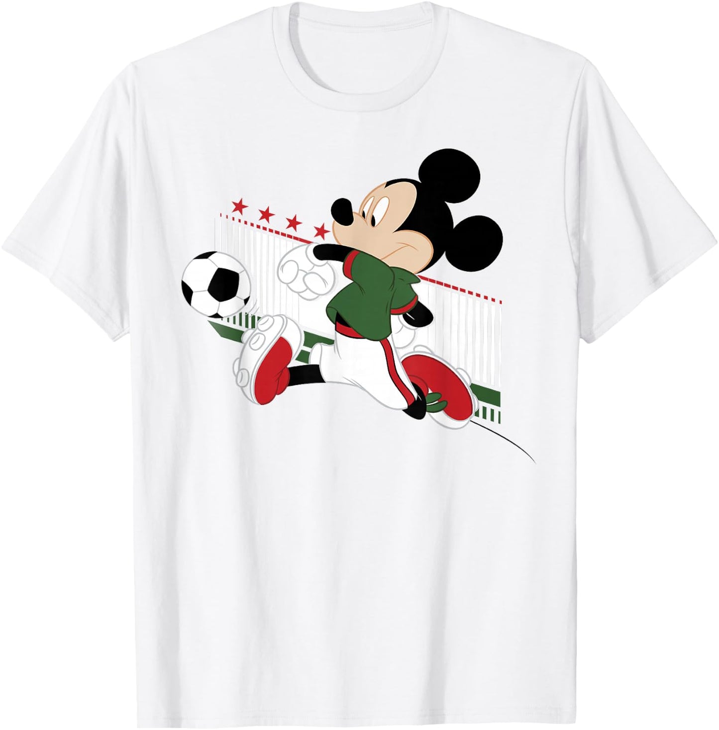 Disney Mickey & Friends Mexico Soccer T-Shirt - T-Shirt | White