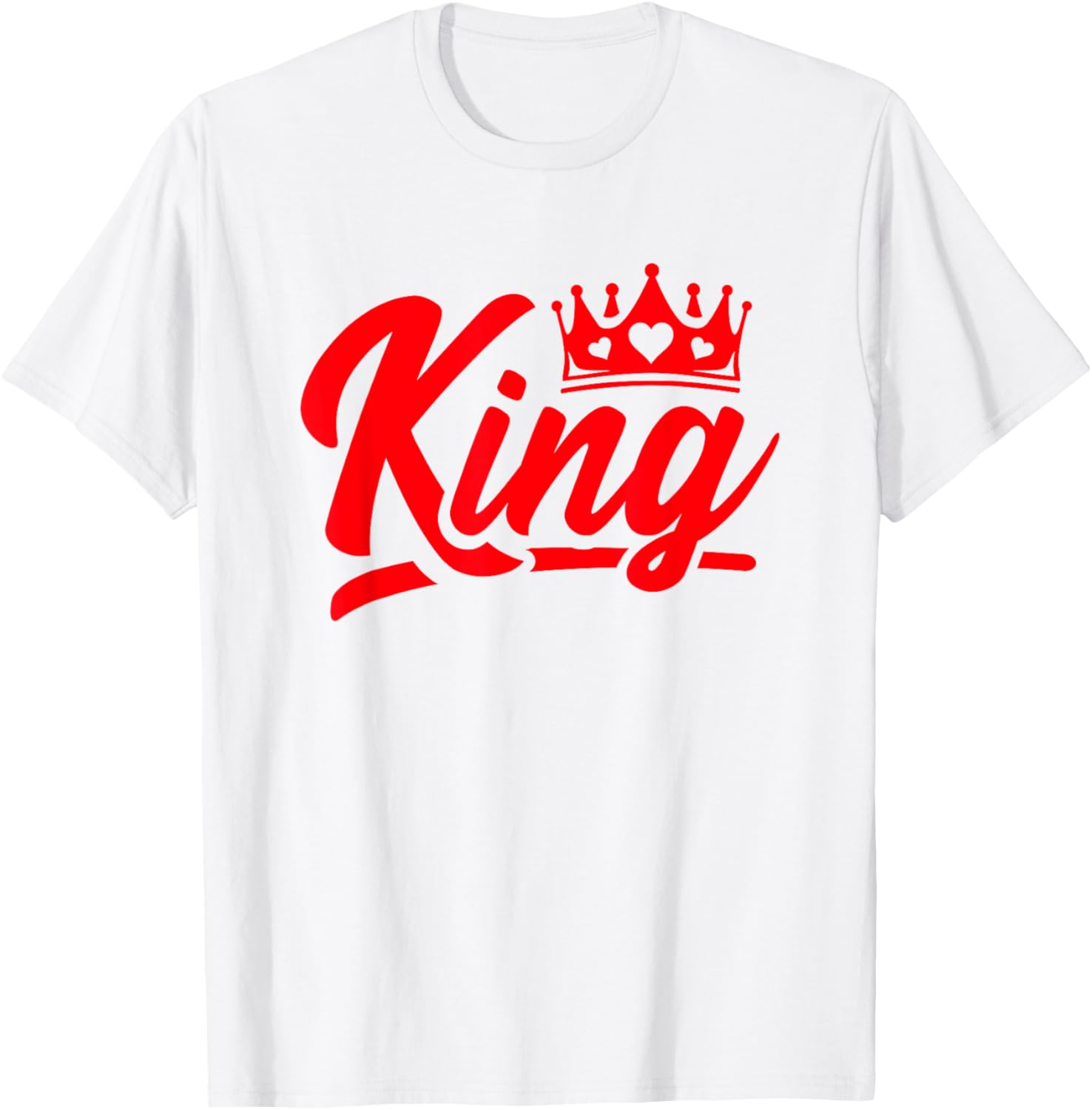 King Hearts Halloween Costume - Valentines King of Hearts T-Shirt - T-Shirt | White