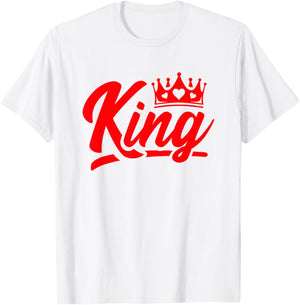 King Hearts Halloween Costume - Valentines King of Hearts T-Shirt - T-Shirt | White