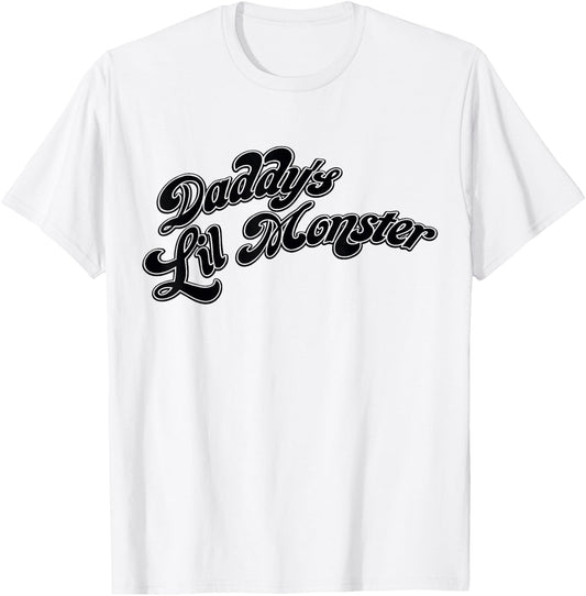 DC Suicide Squad Harley Quinn Daddys Lil Monster T-Shirt - T-Shirt | White