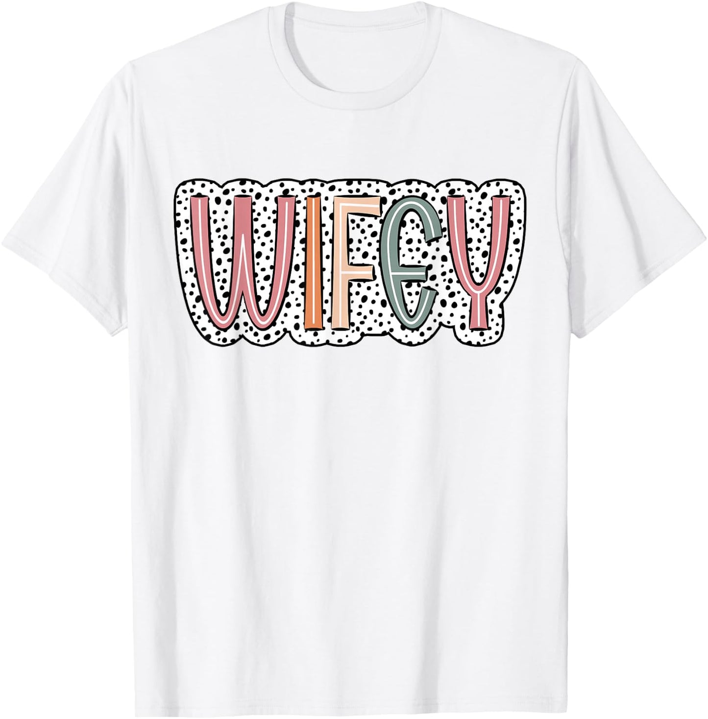 Cute Wifey Bride Wedding Wife Women T-Shirt - T-Shirt | White
