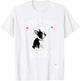 Kids Girl Who Loves Boston Terrier Lover T-Shirt - T-Shirt | White