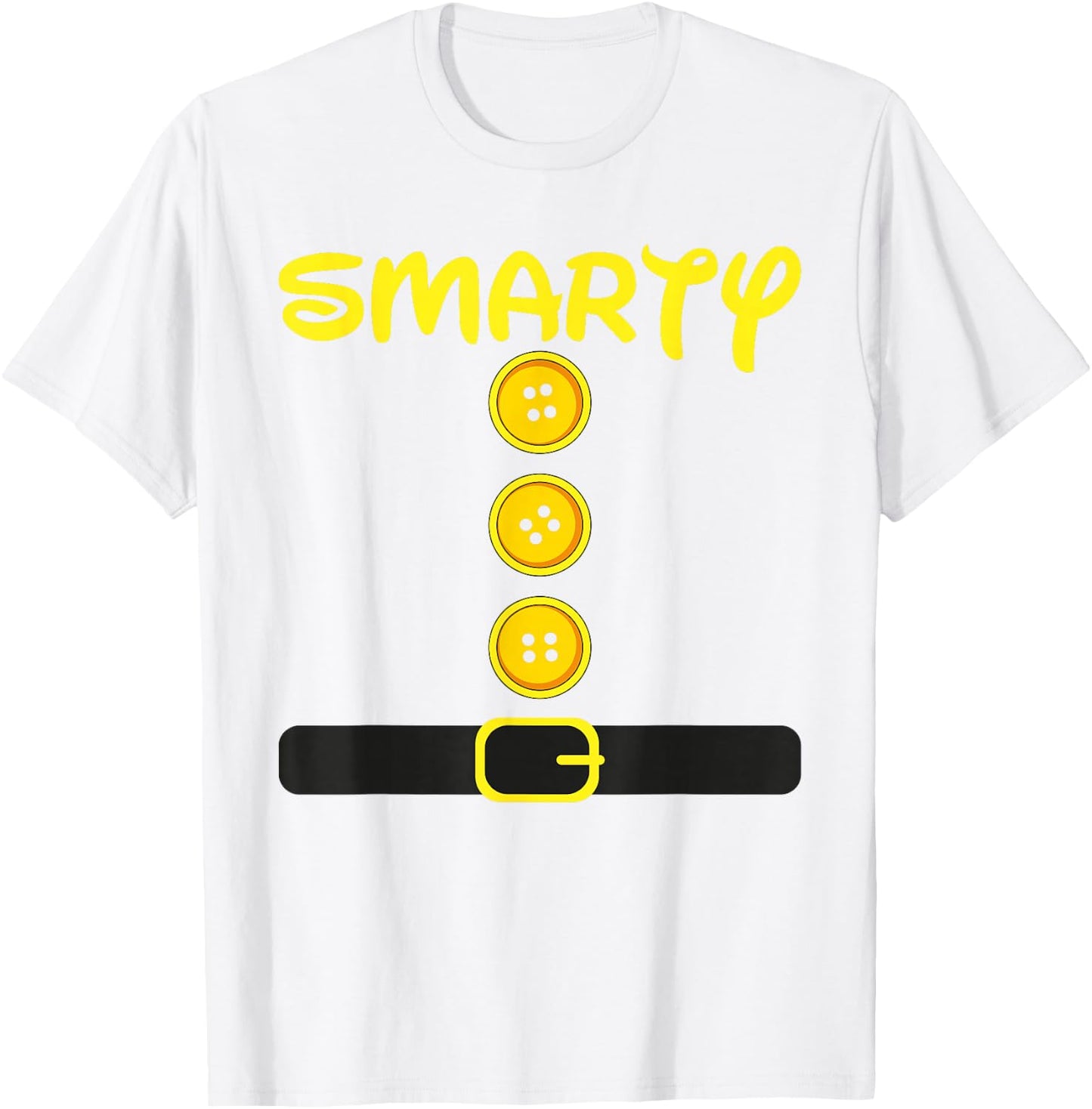 Smarty Dwarf Halloween Group Costume Color Matching Family T-Shirt - T-Shirt | White