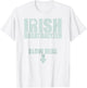 Irish Breathalyzer Blow Here St. Patrick's Day Drink Funny T-Shirt - T-Shirt | White