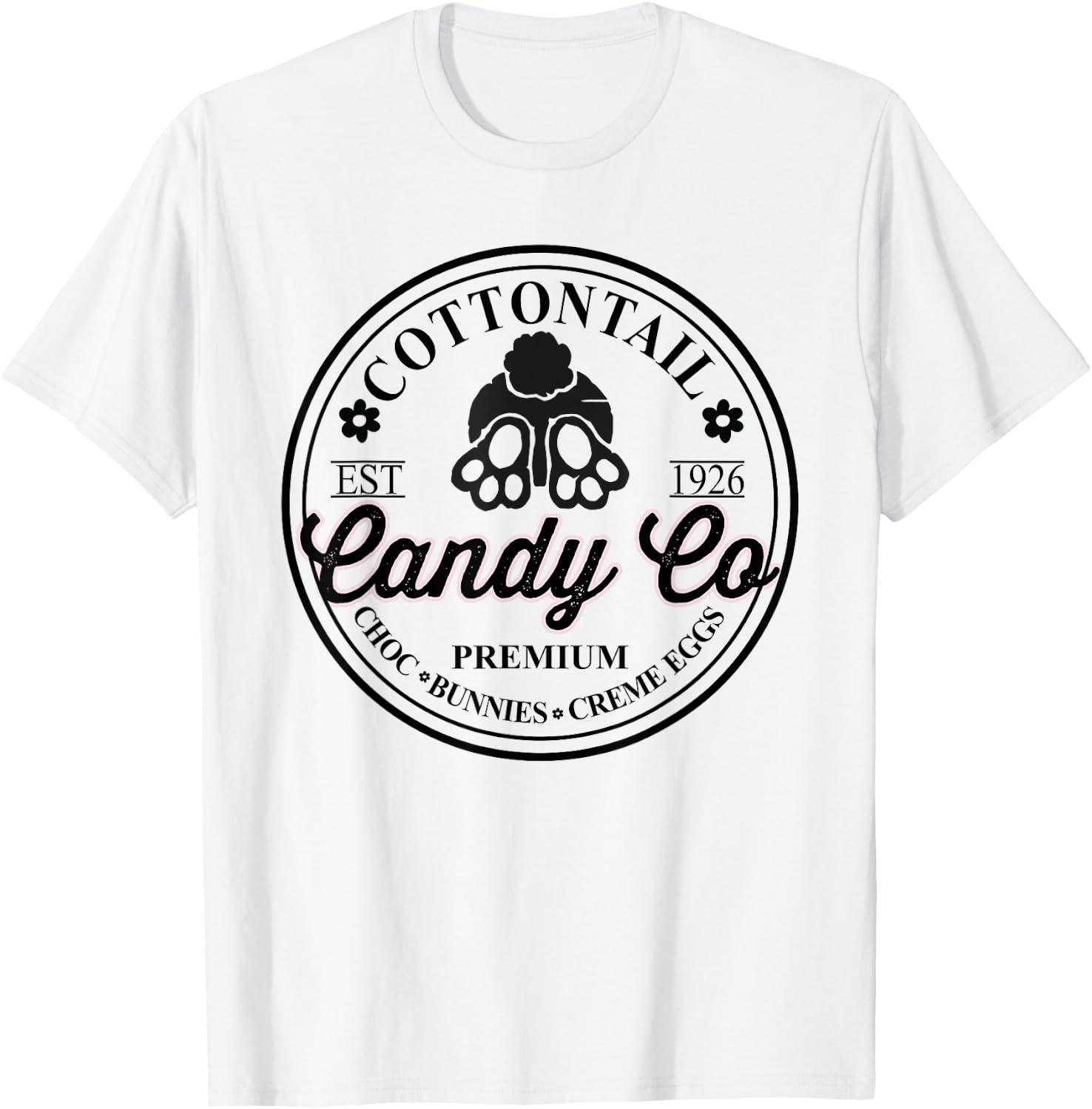 Easter Cottontail Candy Co Cute Bunny Rabbit Easter Day T-Shirt - T-Shirt | White
