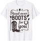 Head over Heels. Boots. Southern. Farmer South Country Funny T-Shirt - T-Shirt | White