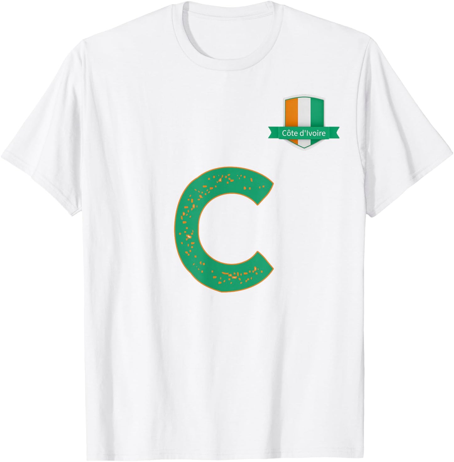 Team Flag Group apparel - C - Côte d'Ivoire Ivory Coast T-Shirt - T-Shirt | White