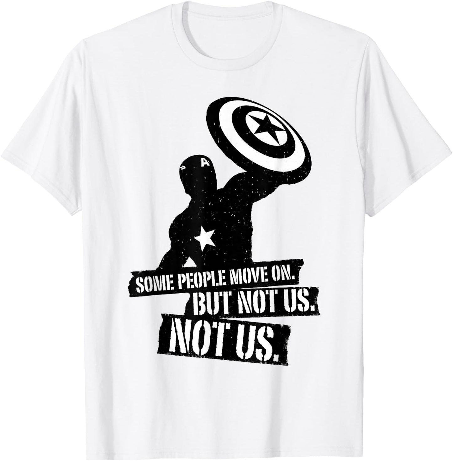 Marvel Avengers: Endgame Captain America Not Us T-Shirt - T-Shirt | White