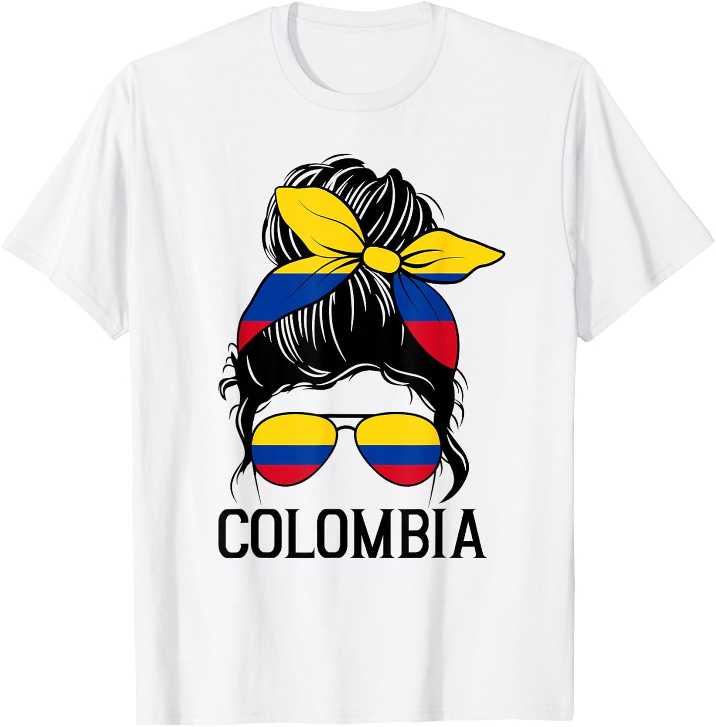 Colombia Graphic Design for Girls Kid Colombian Toodler T-Shirt - T-Shirt | White