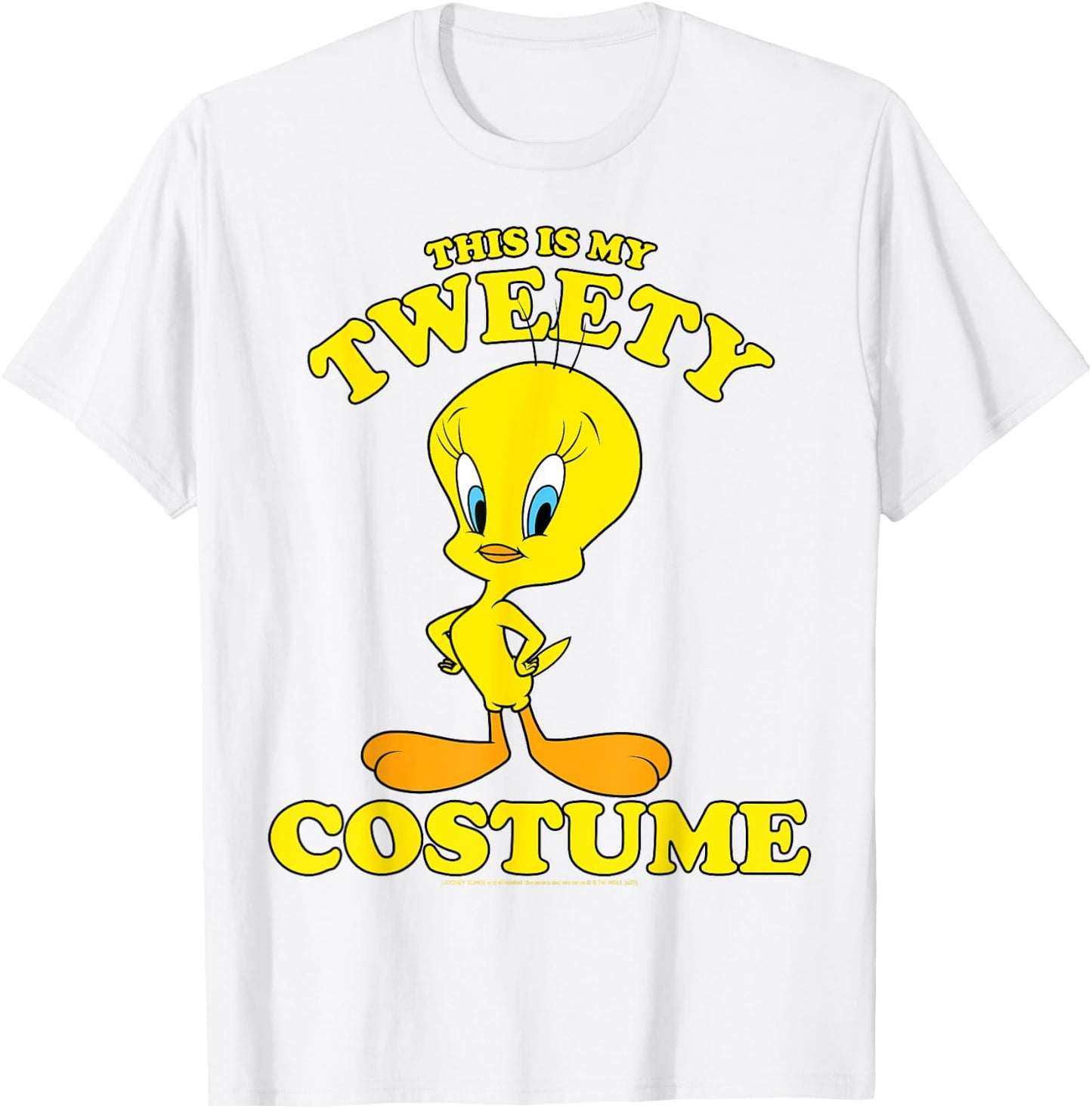 Looney Tunes Halloween Tweety Costume T-Shirt - T-Shirt | White