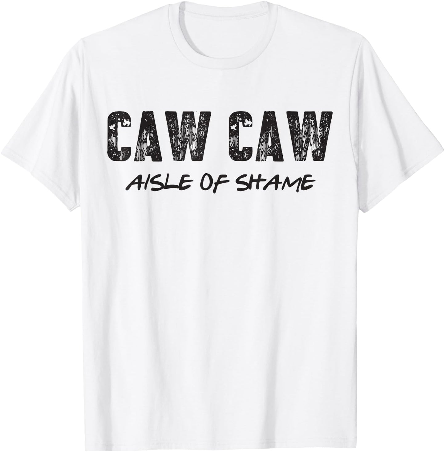 Aisle of Shame Caw Caw T-Shirt - T-Shirt | White