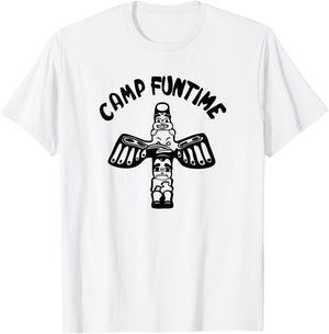 Camp Funtime, Gift, Punk, Rock, Retro, Summer T-Shirt - T-Shirt | White