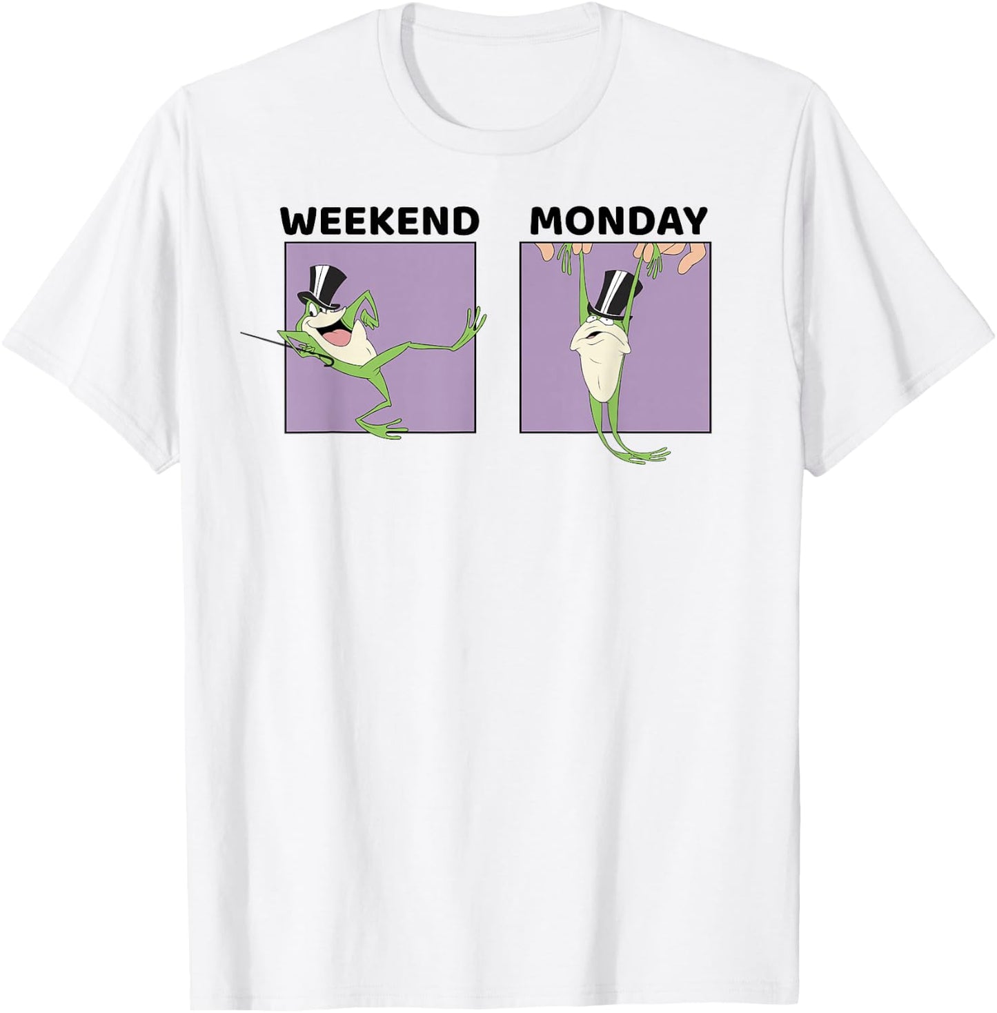 Looney Tunes Michigan J. Frog Weekend VS. Monday T-Shirt - T-Shirt | White