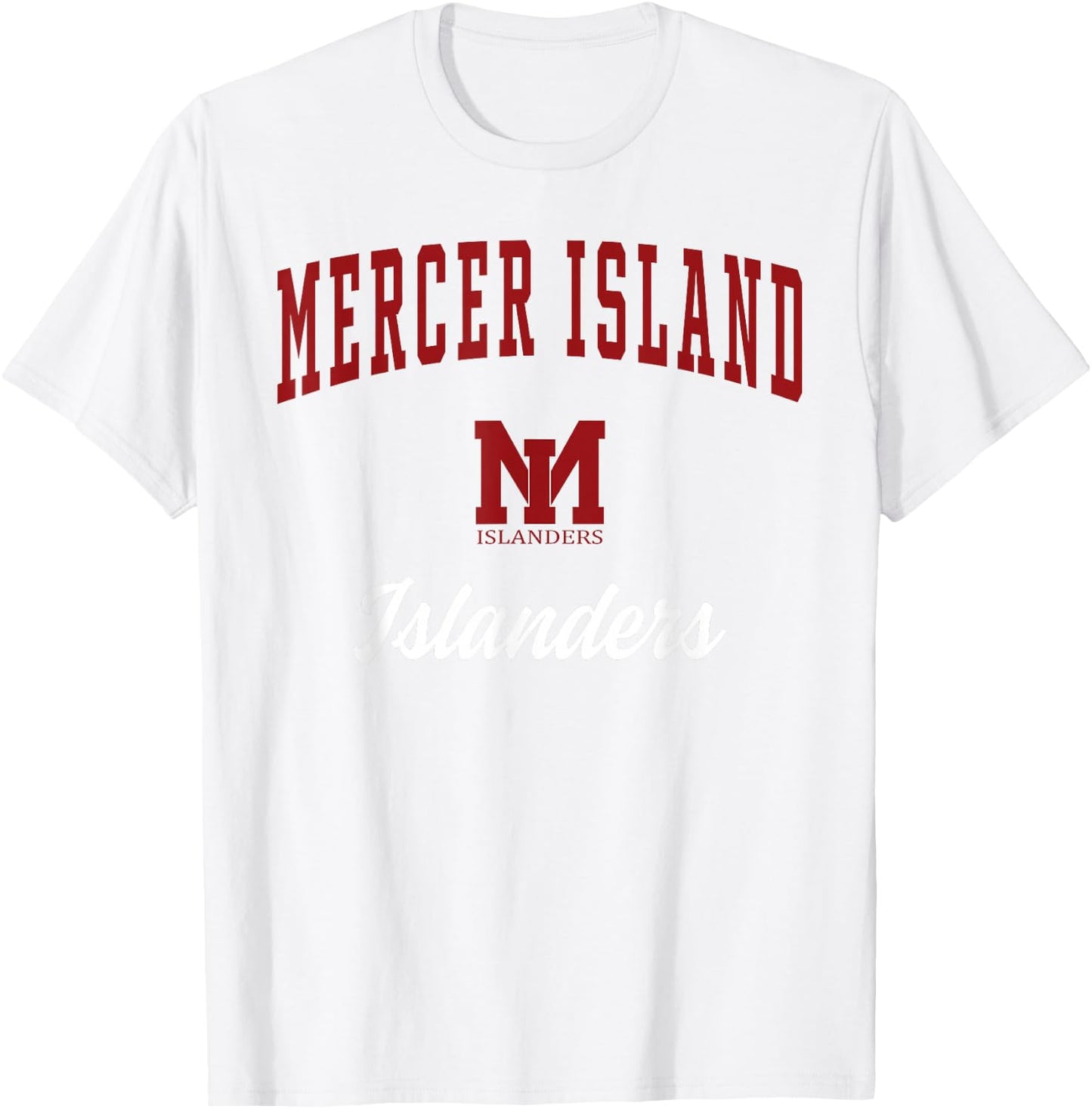 Mercer Island High School Islanders T-Shirt - T-Shirt | White