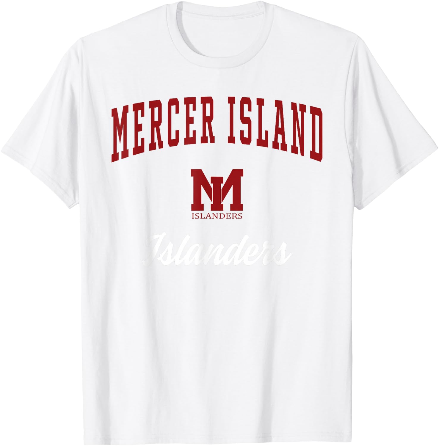Mercer Island High School Islanders T-Shirt - T-Shirt | White