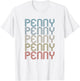 Penny First Name Vintage Retro T-Shirt - T-Shirt | White