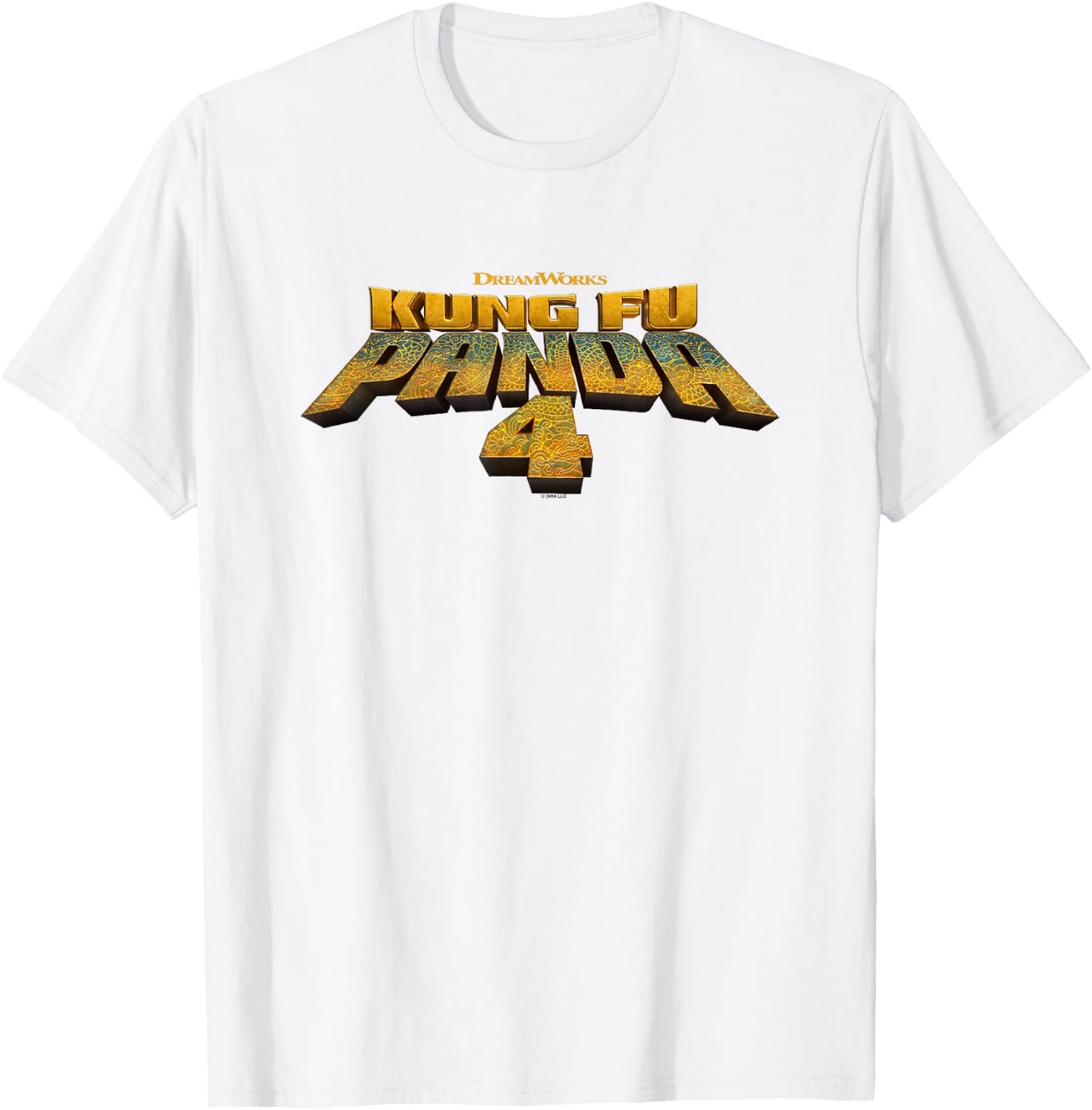 Kung Fu Panda 4 Official Movie Logo T-Shirt - T-Shirt | White
