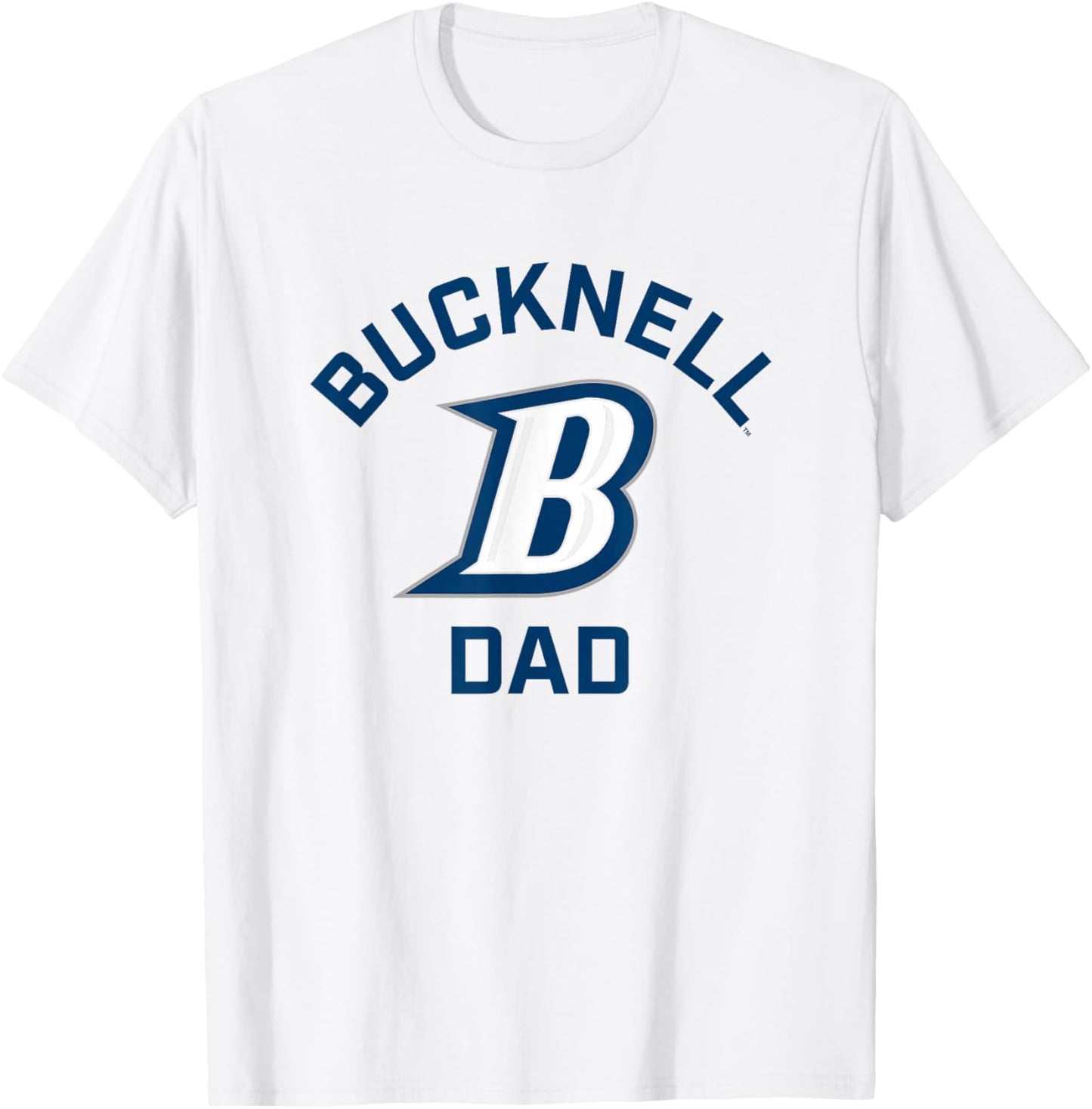 Bucknell University Bison Arched Dad T-Shirt - T-Shirt | White