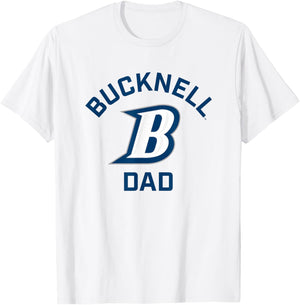 Bucknell University Bison Arched Dad T-Shirt - T-Shirt | White