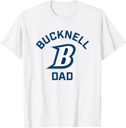 Bucknell University Bison Arched Dad T-Shirt - T-Shirt | White