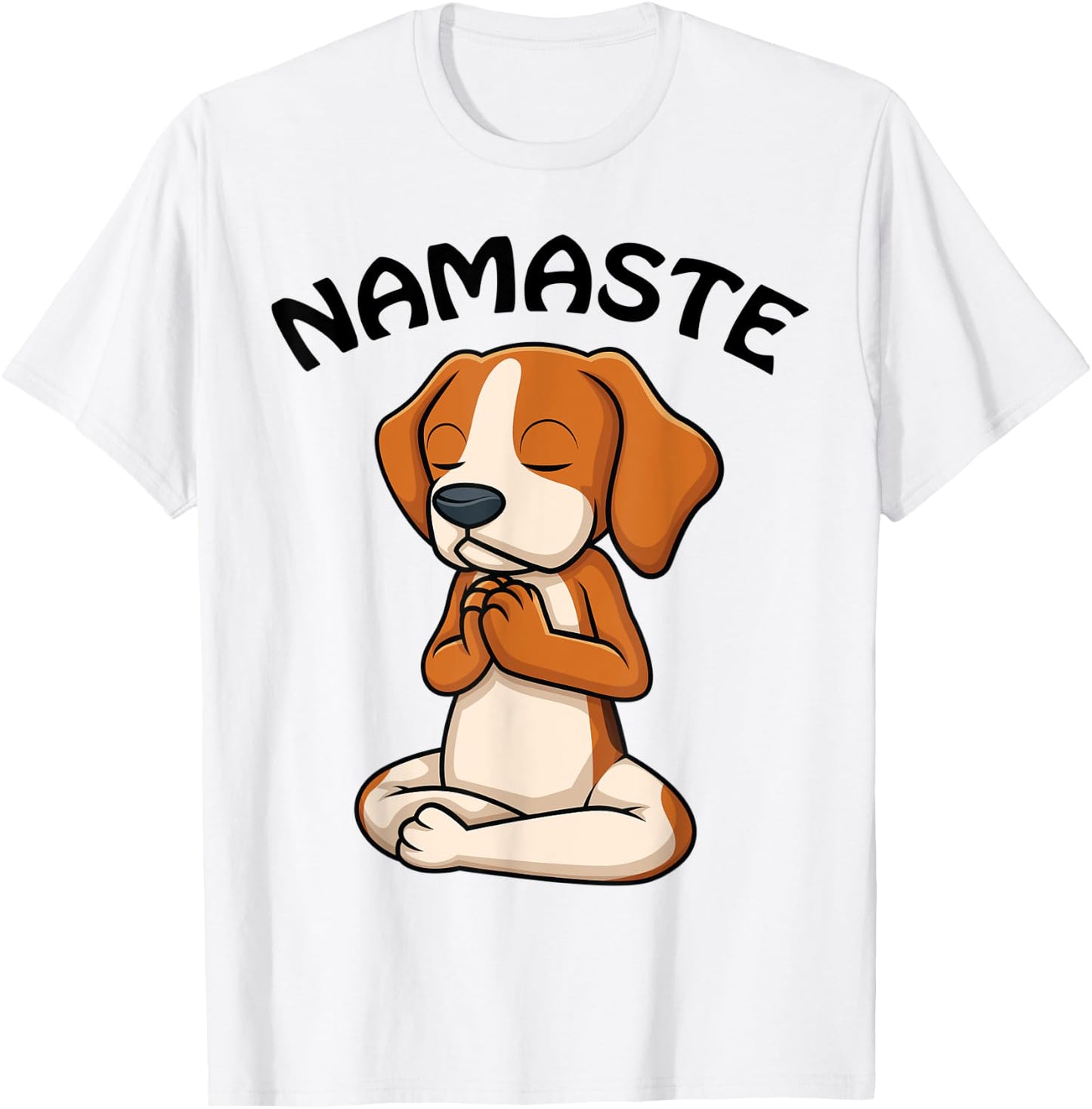 Puppy Yoga Shirt Funny Dog Lovers Yoga Gift Namaste Dogs Women T-Shirt - T-Shirt | White