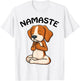 Puppy Yoga Shirt Funny Dog Lovers Yoga Gift Namaste Dogs Women T-Shirt - T-Shirt | White