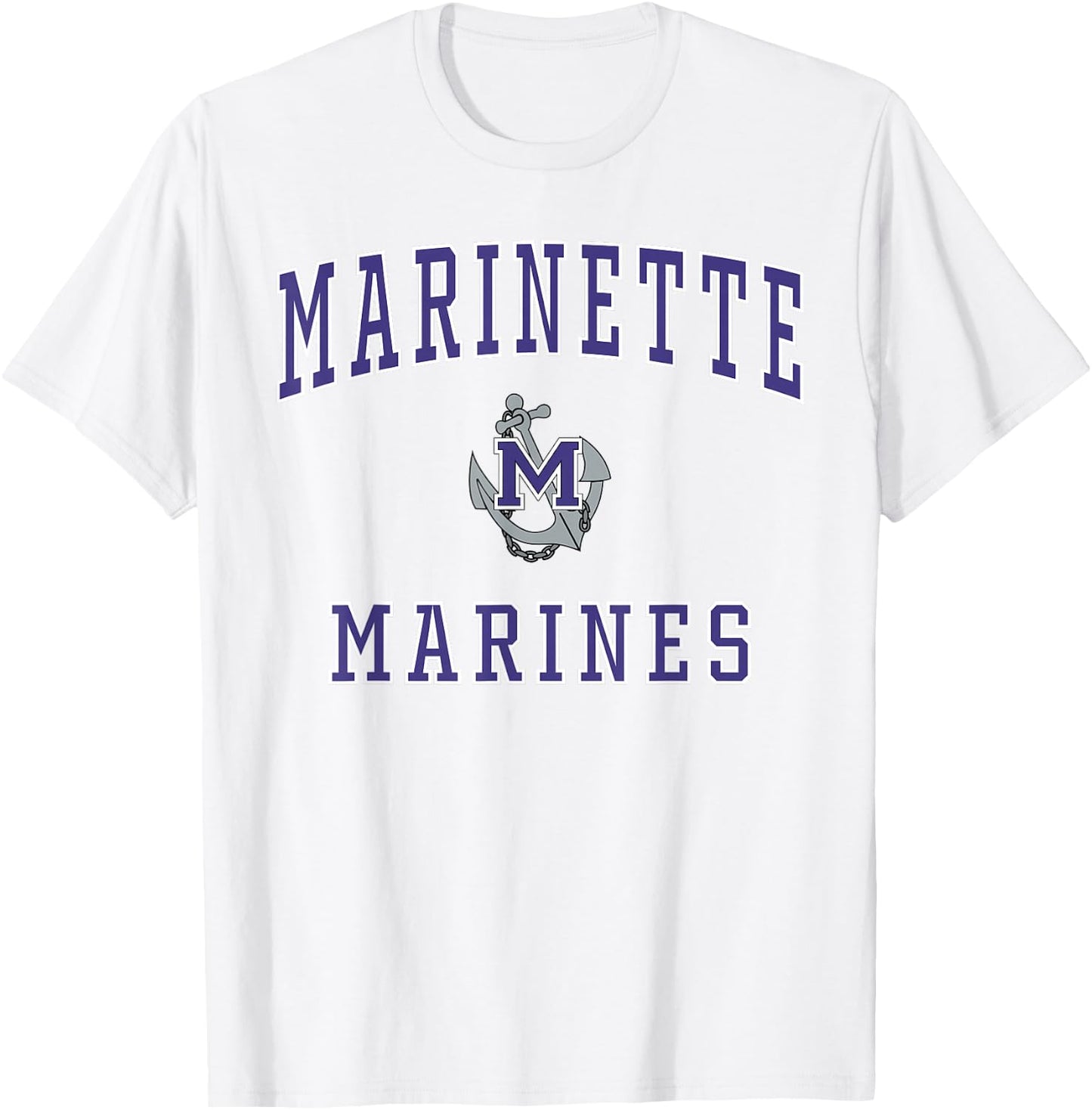 Marinette High School Marines T-Shirt - T-Shirt | White