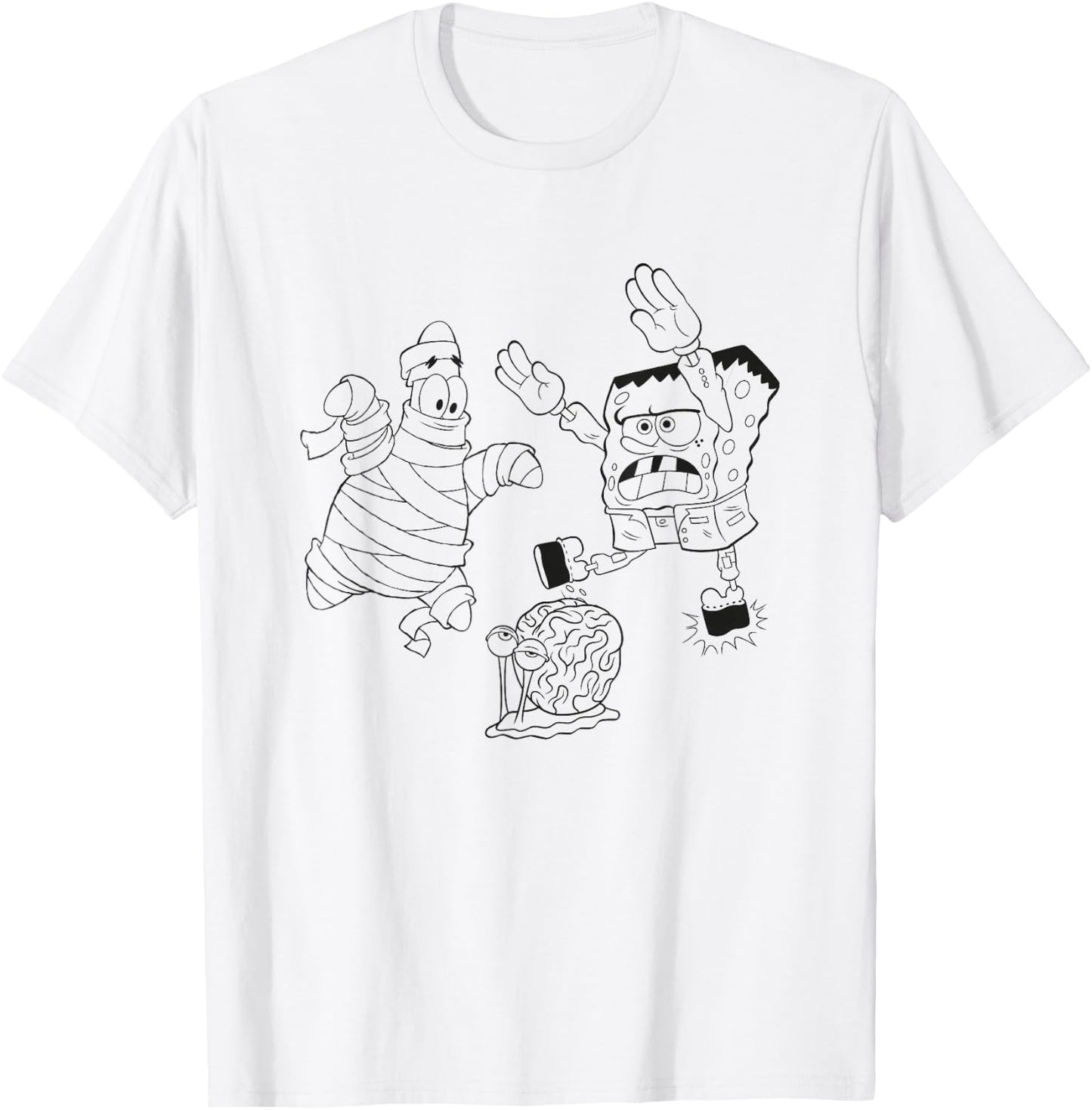 Spongebob Squarepants Halloween Spongebob & Friends Costumes T-Shirt - T-Shirt | White
