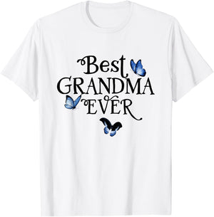 Pretty Best Grandma Ever for Grandma Birthday Mother's Day T-Shirt - T-Shirt | White